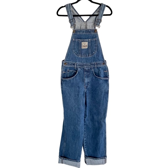 Vintage LINSON Denim Jeans Bib Overalls Pants Pantsuit 100% Cotton - Picture 6 of 16